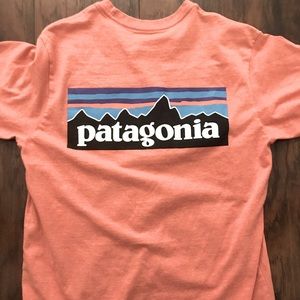 patagonia coral t shirt